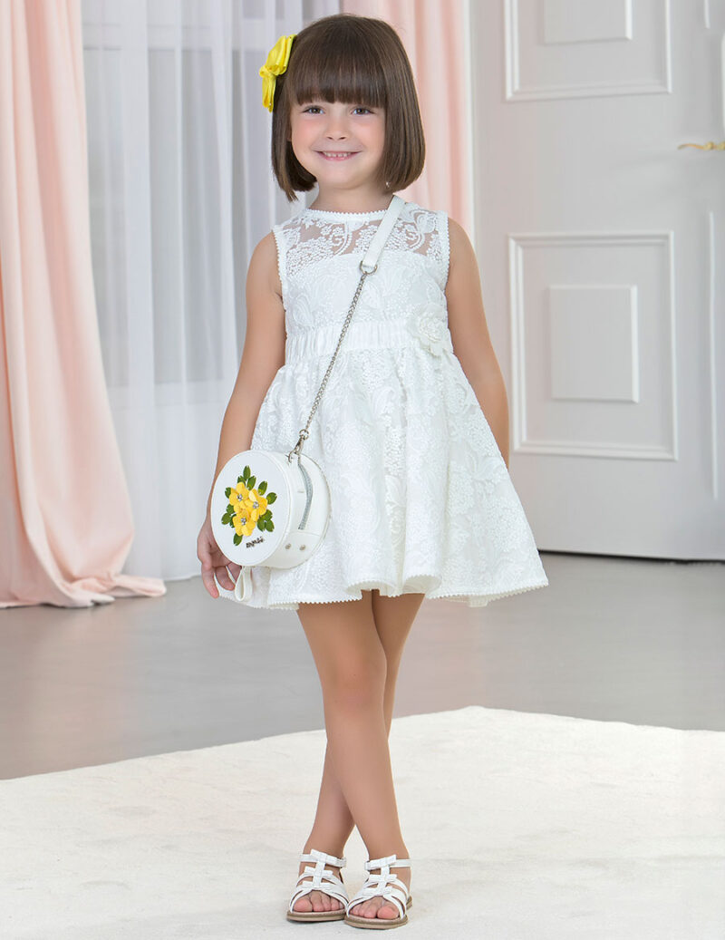 Rochie organza brodata Abel y Lula