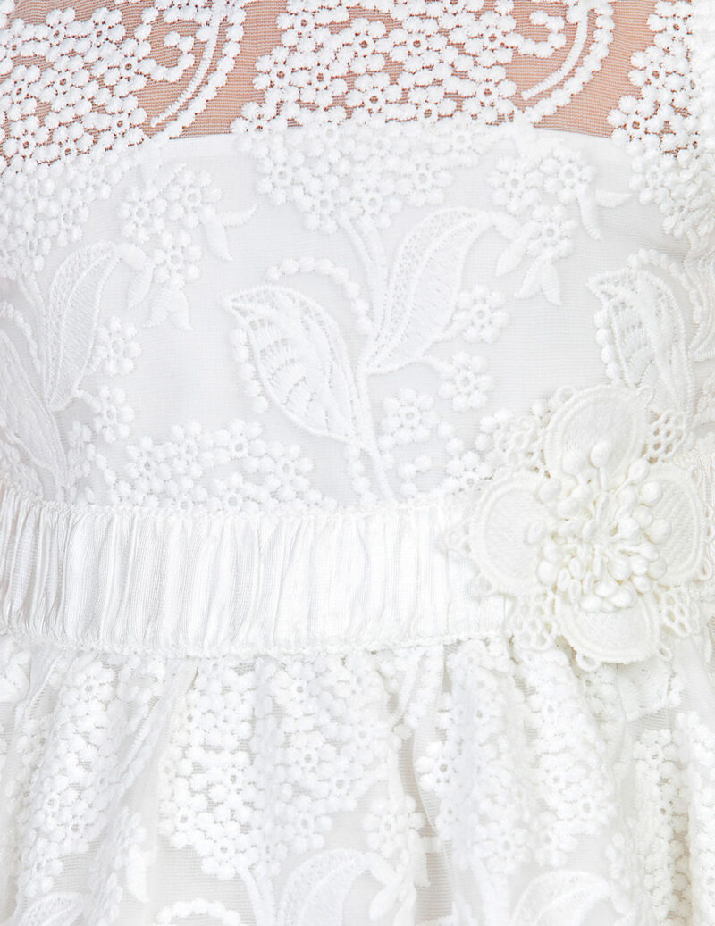 Rochie organza brodata Abel y Lula - imagine 3
