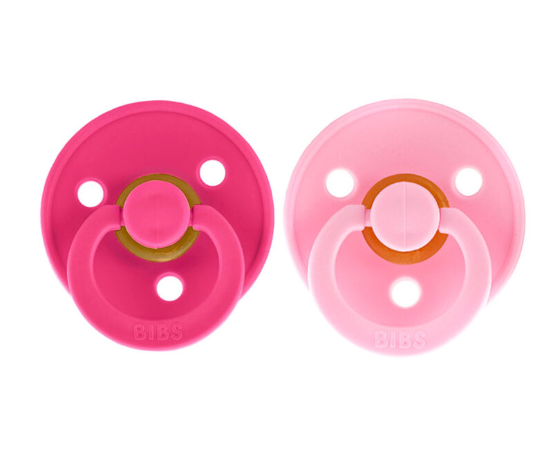 Set 2 suzete roz Bibs