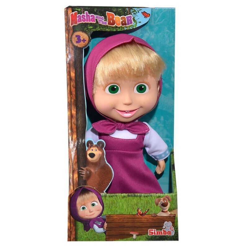 Papusa cu corp moale Simba Masha and the Bear - imagine 2