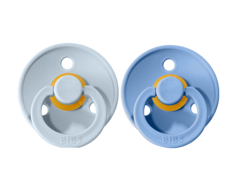 Set 2 suzete BIBS albastre