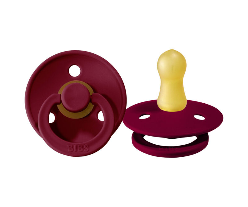 Set 2 suzete BIBS coral-vișiniu - imagine 2