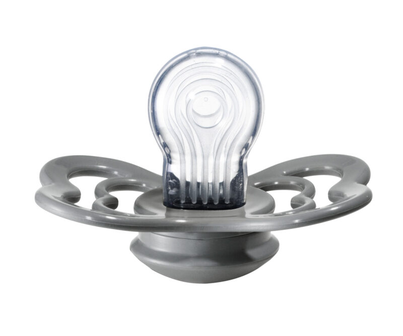 Set 2 suzete BIBS SUPREME gri-negru - imagine 3