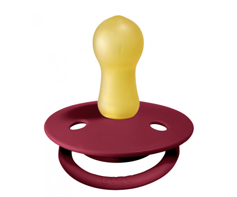 Set 2 suzete BIBS de LUX coral-ruby - imagine 3