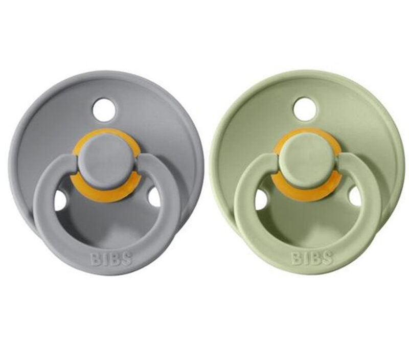 Set 2 suzete BIBS sage-cloud