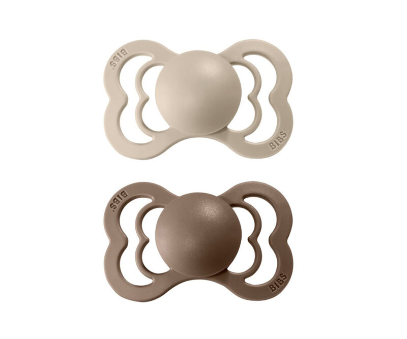 Set 2 suzete BIBS SUPREME vanilla- dark oak