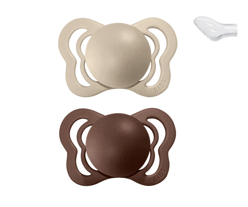 Set 2 suzete BIBS COUTURE vanilla-mocha