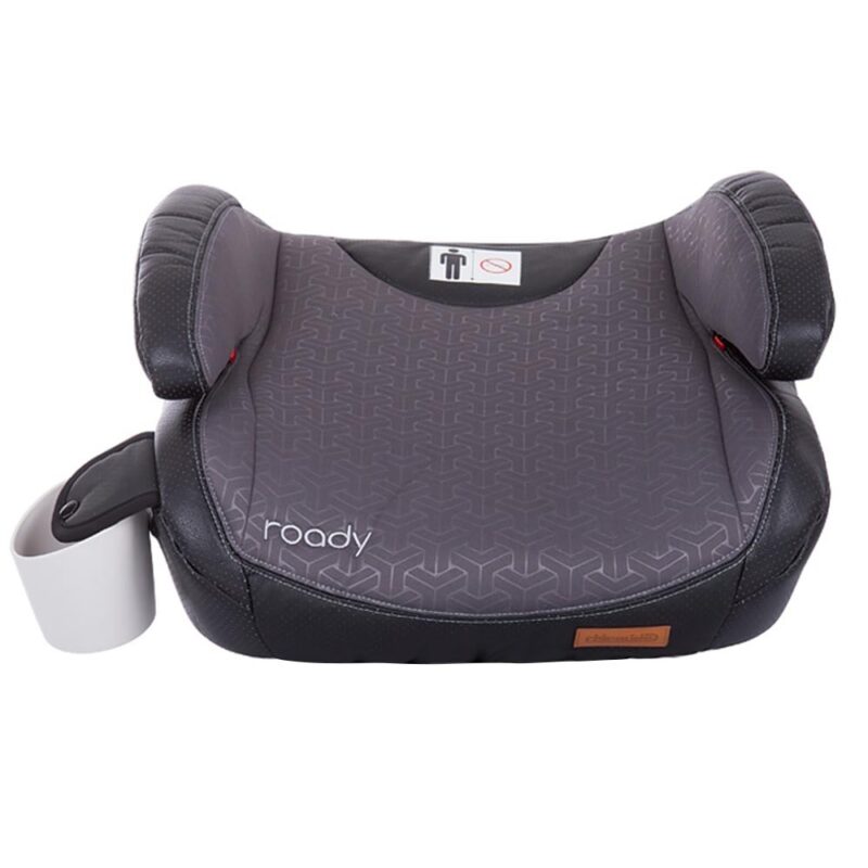Înălțător auto Chipolino Roady grey cu sistem Isofix