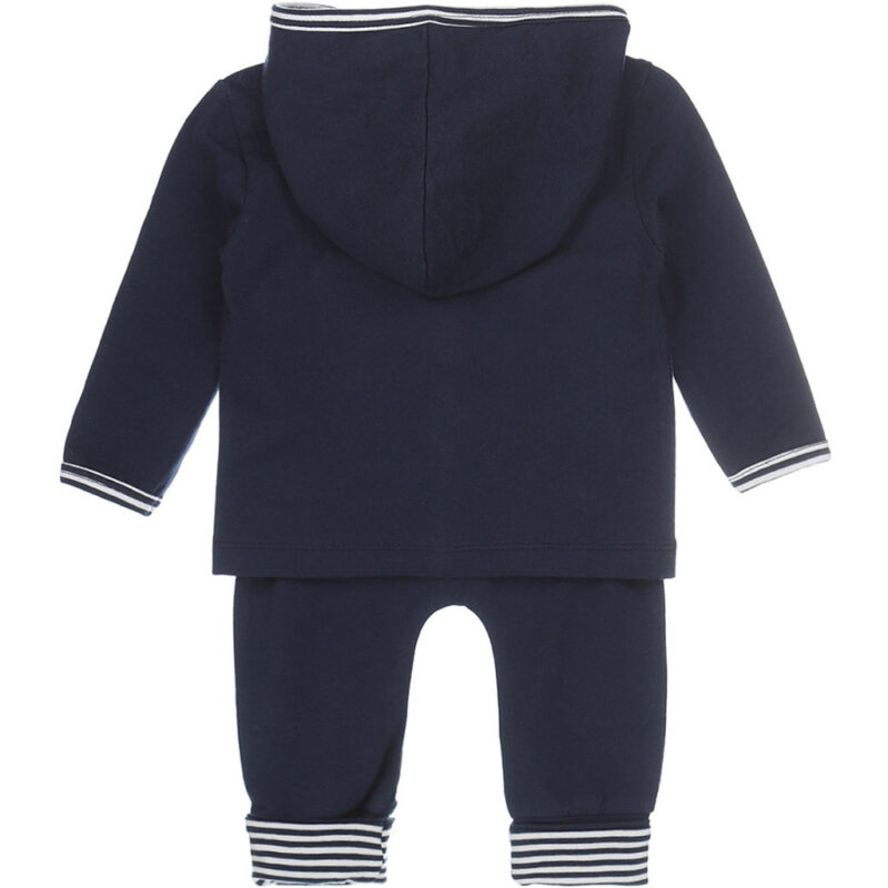 Set 3 piese bleumarin din bumbac organic - imagine 3