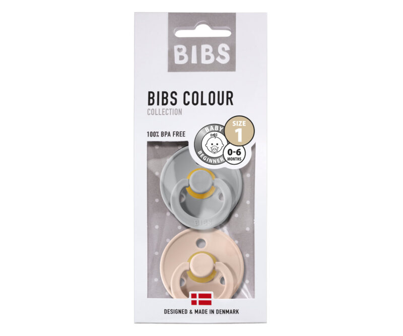 Set 2 suzete BIBS clould-blush - imagine 3