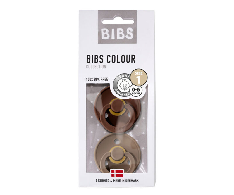 Set 2 suzete BIBS mocha-dark oak - imagine 4