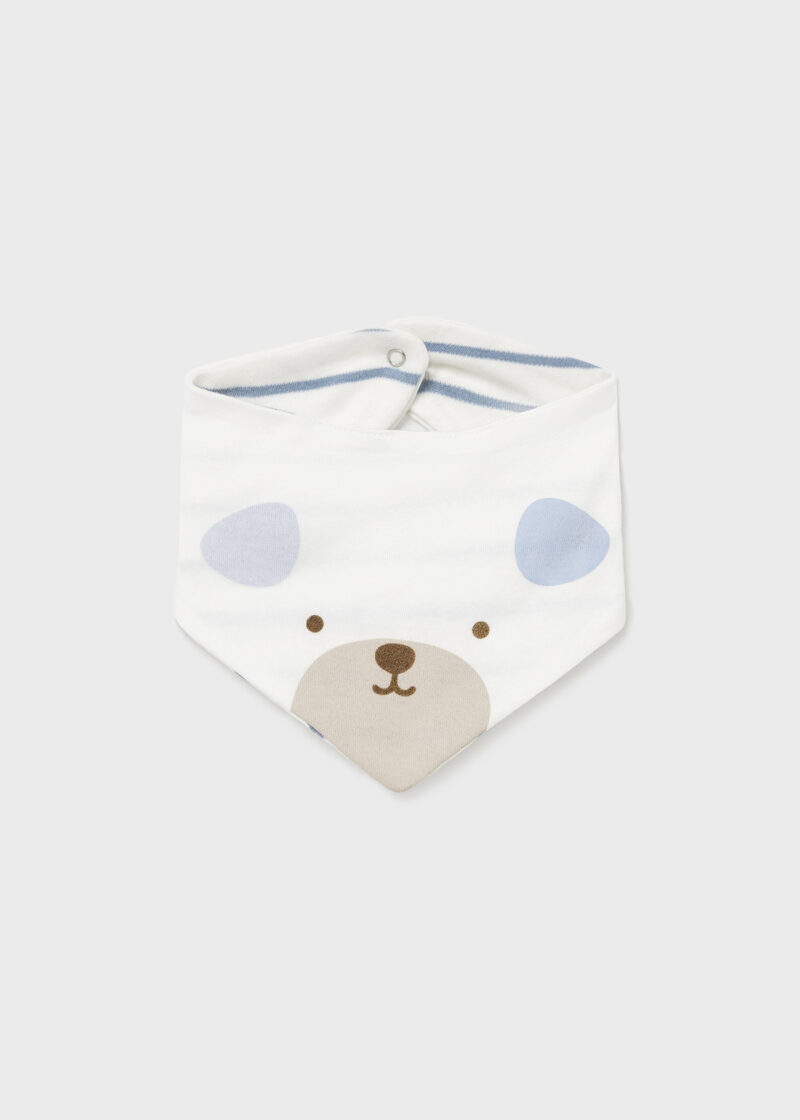 Set 2 pijamale baby blue cu bavețică nou-născut băiat Mayoral - imagine 3