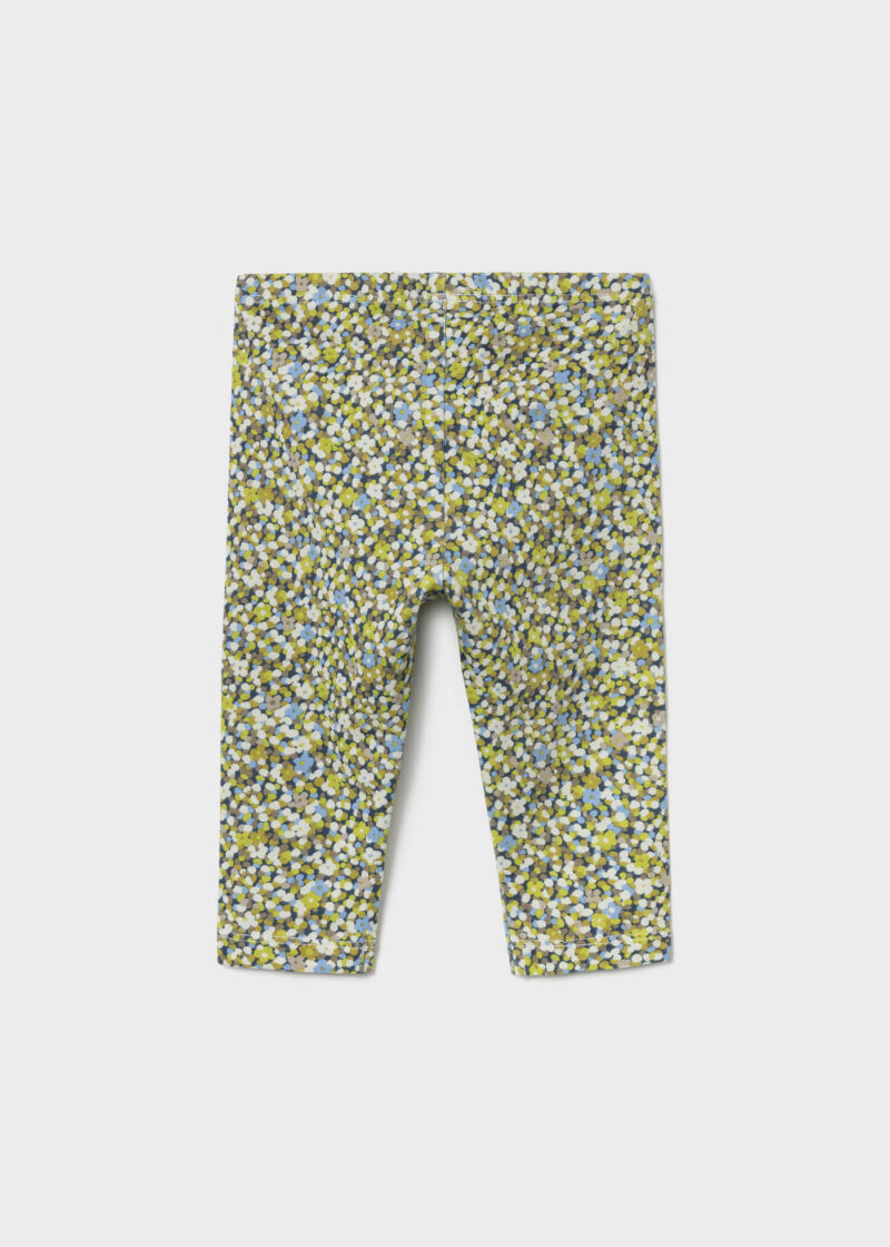Leggings olive ECOFRIENDS cu imprimeu Mayoral - imagine 2