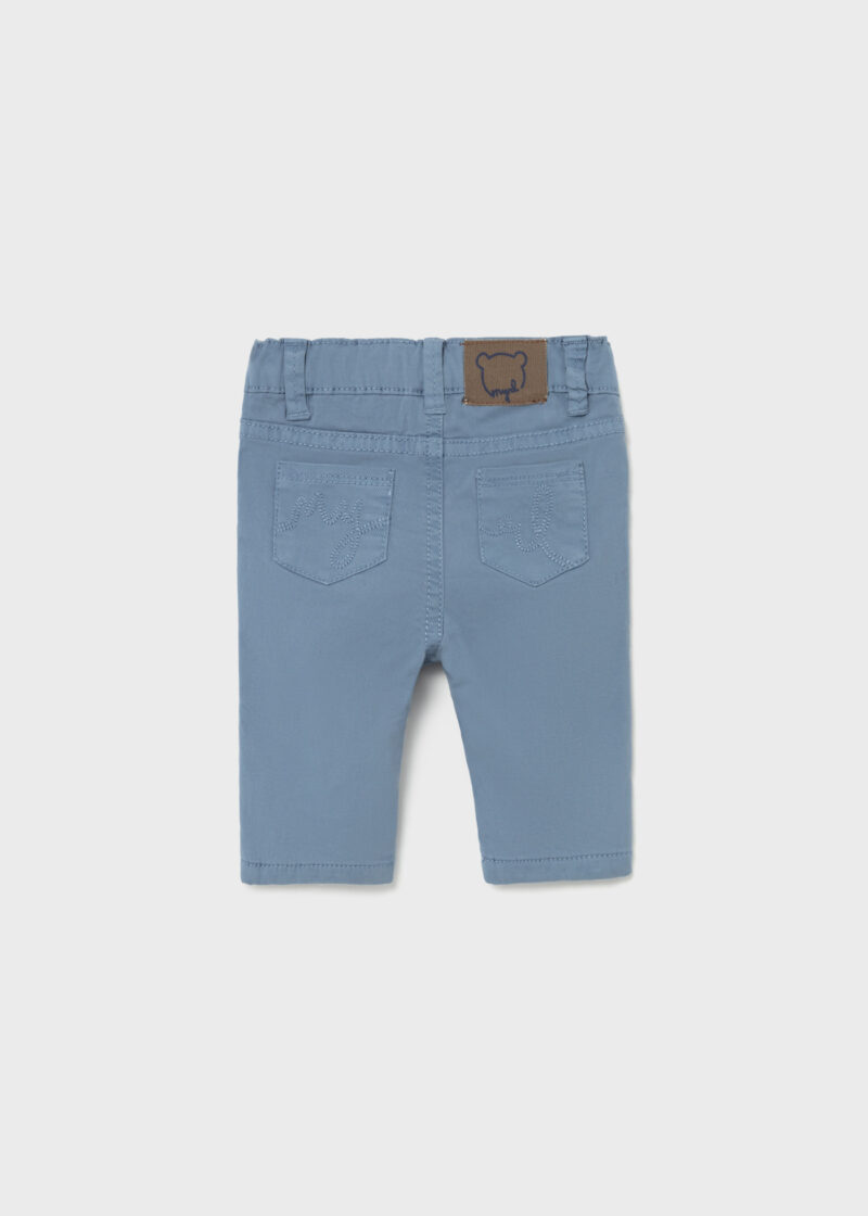Pantaloni lungi albaștrii elastici nou-născut băiat Mayoral - imagine 2