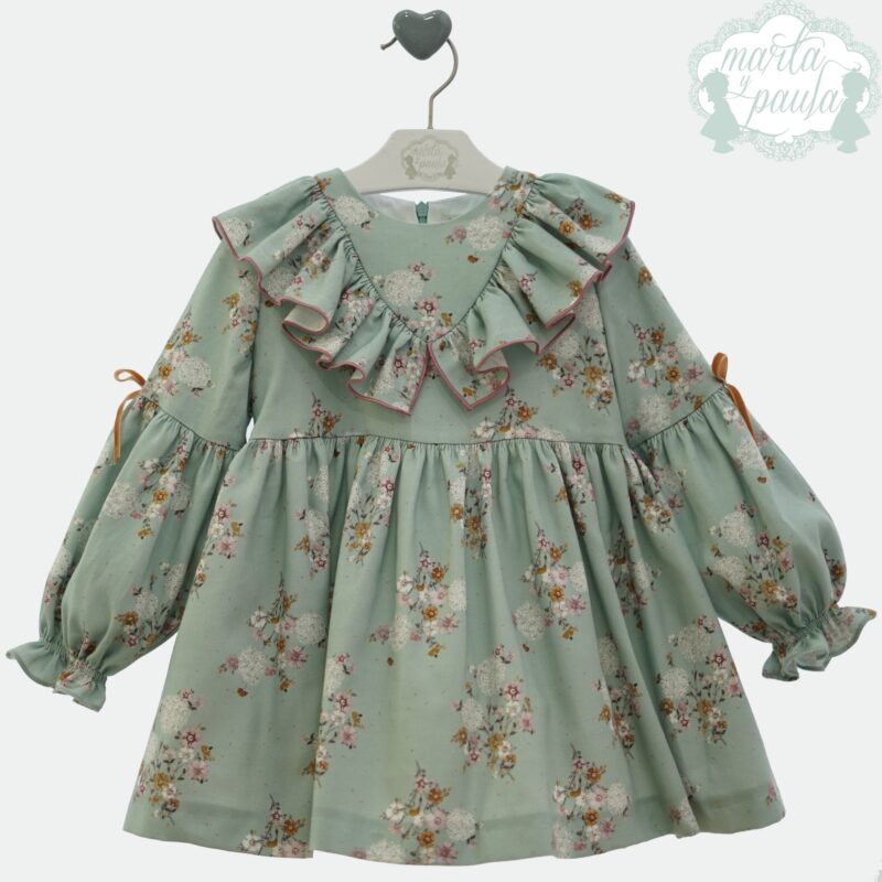 Rochie fetițe verde agua CYNDI