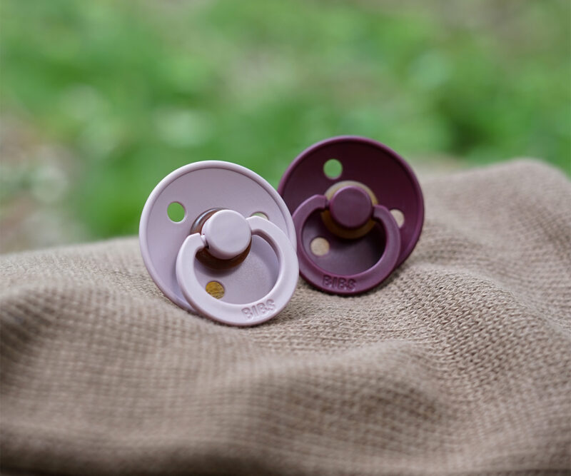 Set 2 suzete BIBS pink plum- elderberry - imagine 4