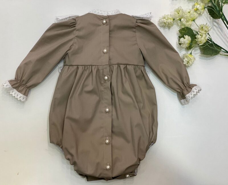 Salopetă Daisy bej Little Rose - imagine 2