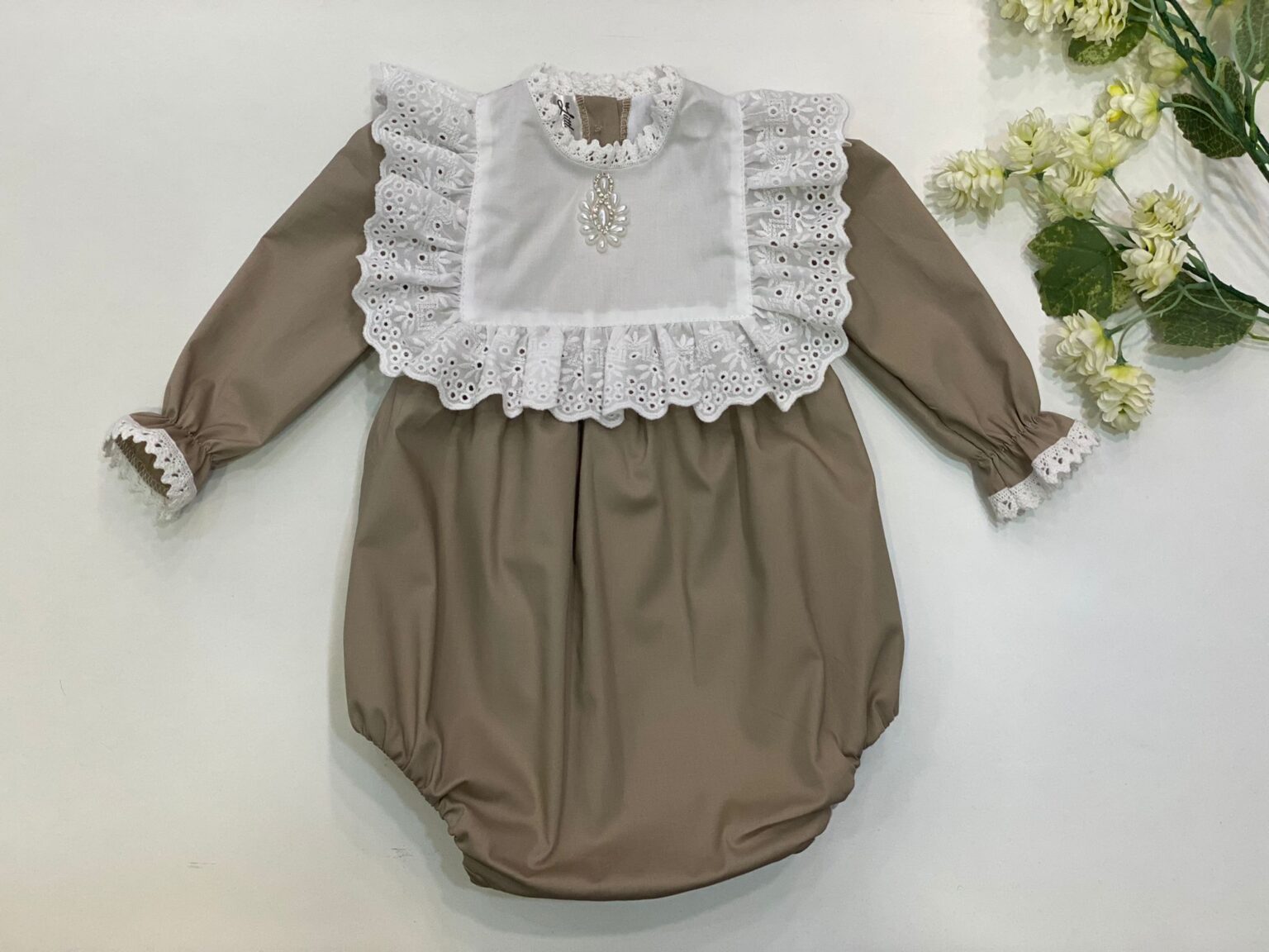 Salopetă Daisy bej Little Rose