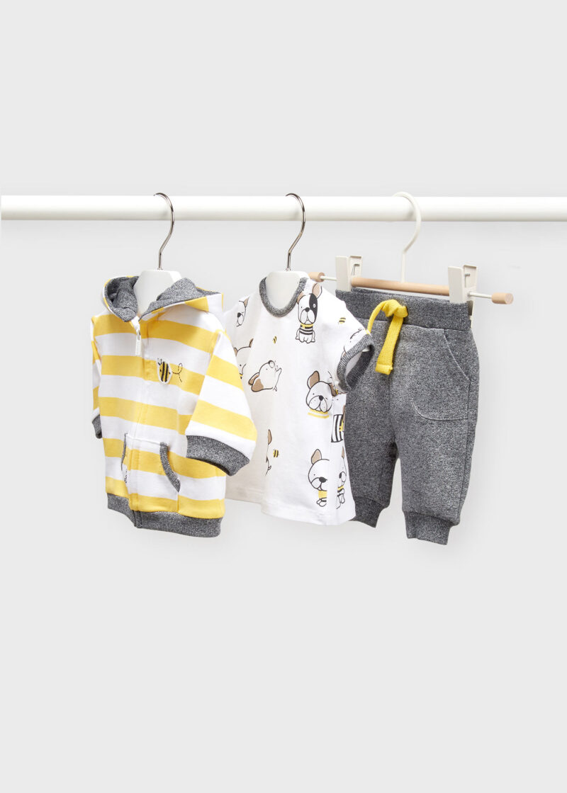 Trening galben cu tricou ECOFRIENDS nou-născut băiat Mayoral - imagine 2