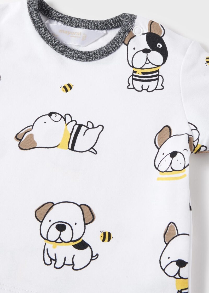 Trening galben cu tricou ECOFRIENDS nou-născut băiat Mayoral - imagine 5