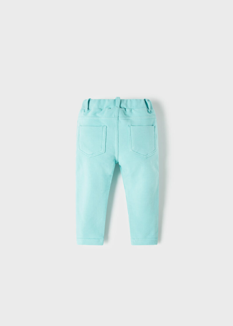 Pantaloni aguamarina super skinny bebe fetiță Mayoral - imagine 2