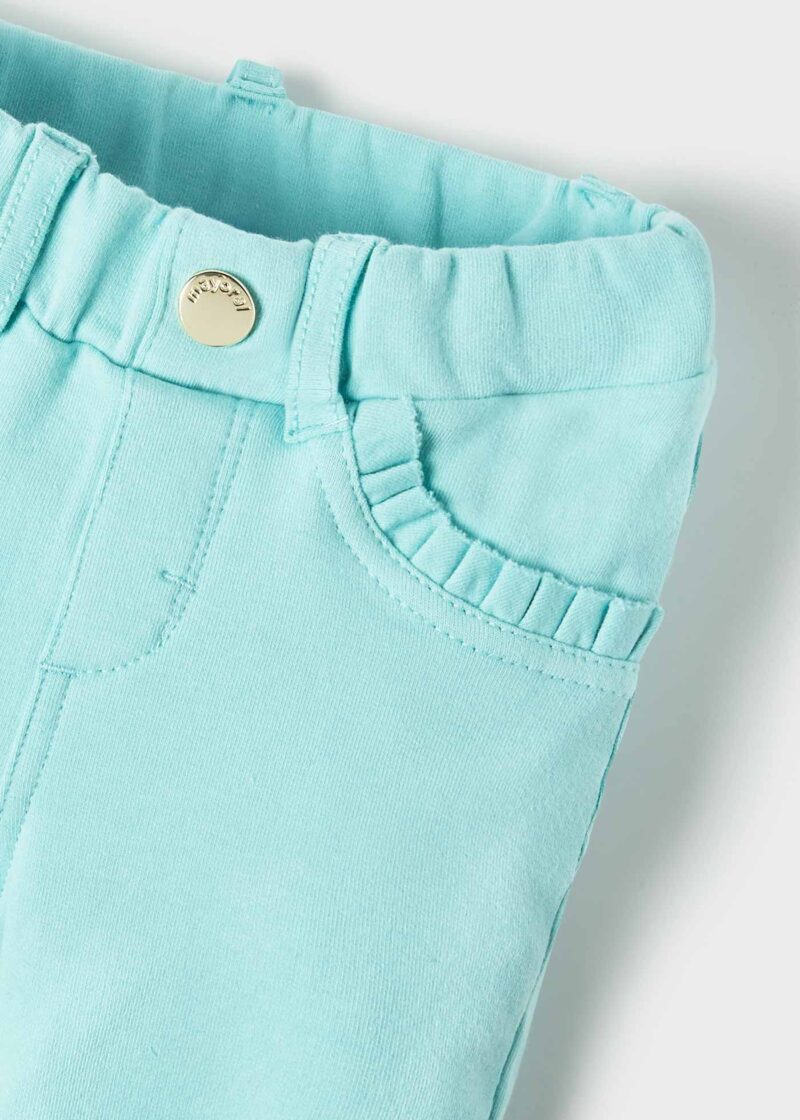 Pantaloni aguamarina super skinny bebe fetiță Mayoral - imagine 3