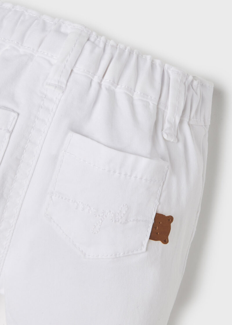 Pantaloni lungi chino white nou-născut băiat Mayoral - imagine 3