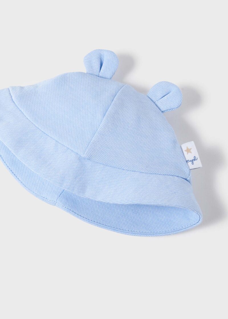 Costumaș cu pălărie baby blue nou-născut băiat Mayoral - imagine 5