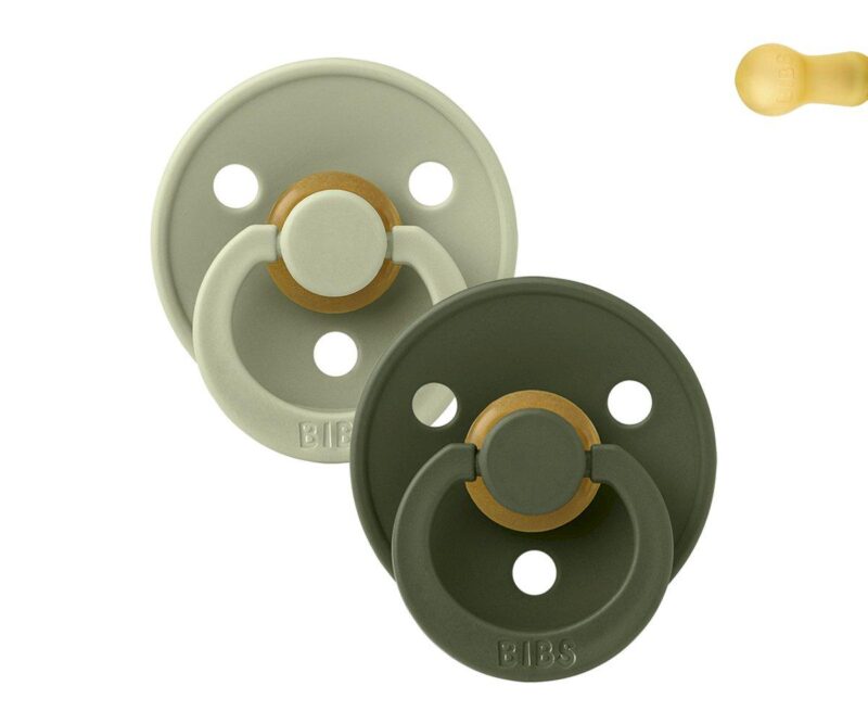 Set 2 suzete Bibs Colour hunter-green