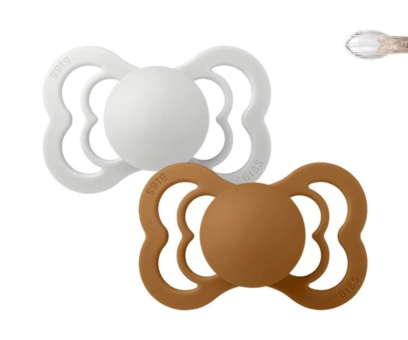 Set 2 suzete Bibs Supreme haze-caramel