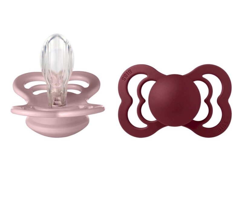 Set 2 suzete Bibs Supreme pink plum-elderberry - imagine 2