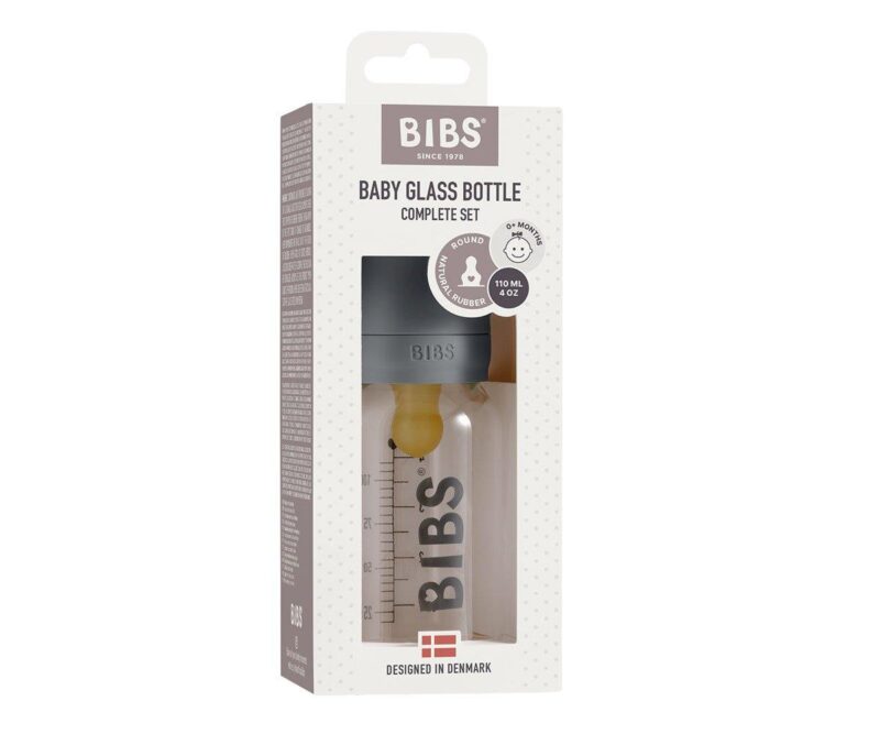 Biberon din sticla,Bibs ,110 ml,iron - imagine 3