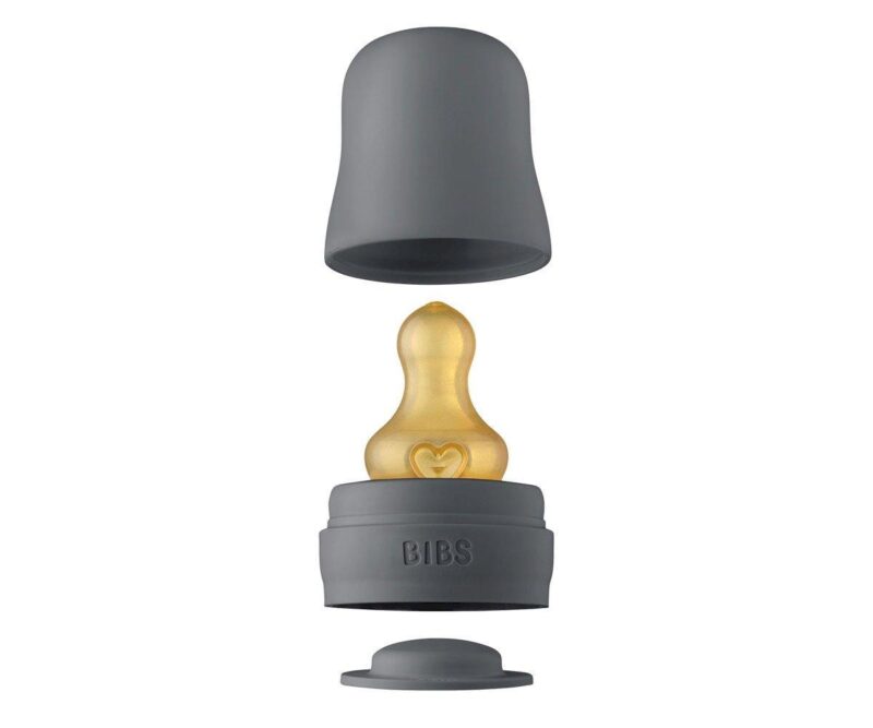 Biberon din sticla,225 ml,Bibs,iron - imagine 2