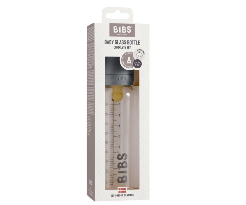 Biberon din sticla,225 ml,Bibs,iron - imagine 3