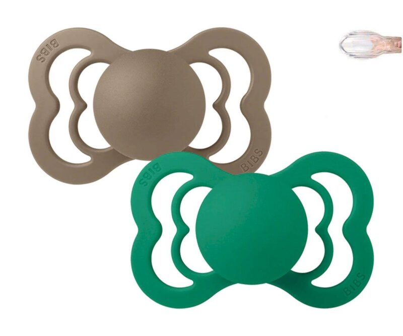 Set 2 suzete Bibs Supreme dark-evergreen