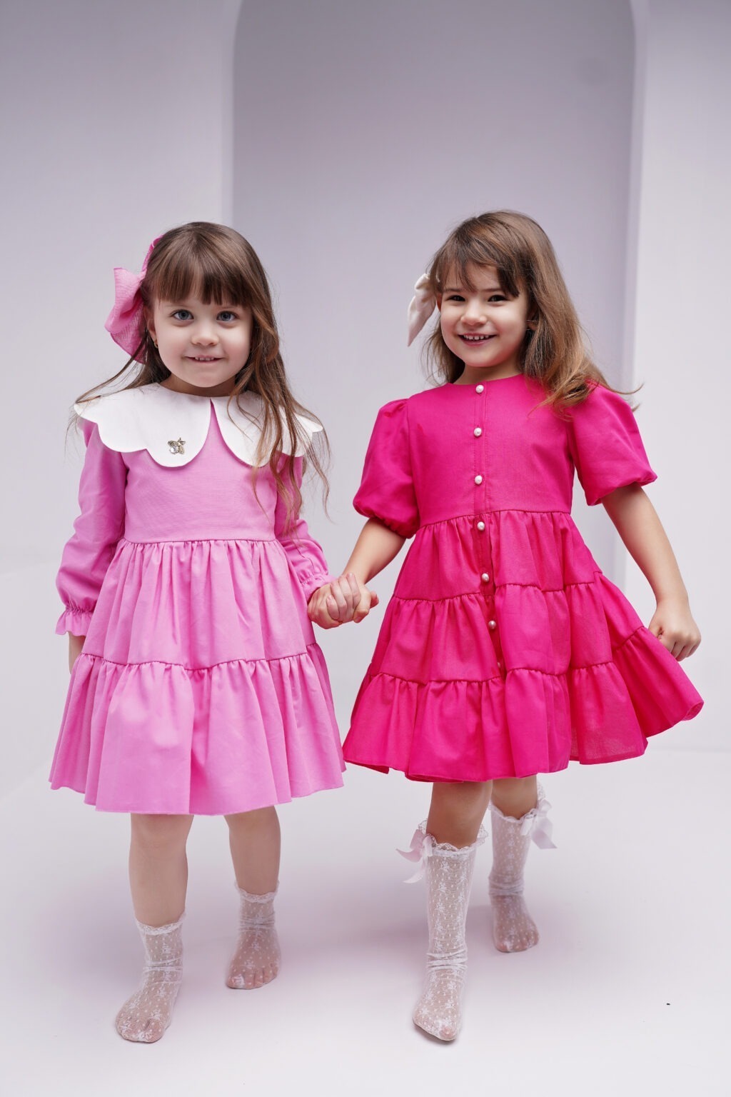 Rochie Pink Love Cotton, Little Rose