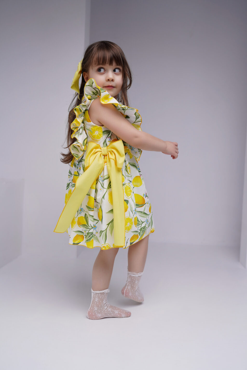 Rochie Lemon Cotton, Little Rose