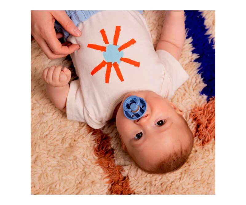 Set 2 suzete Bibs Colour Pin SkyBlue - imagine 5