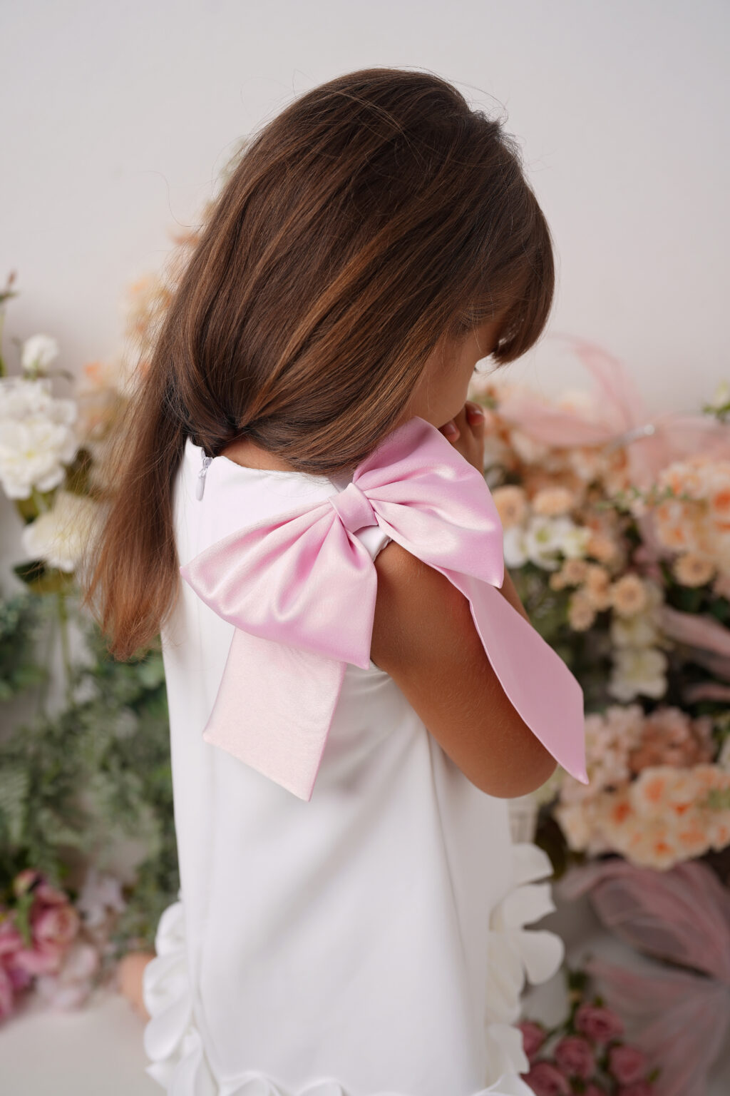 Rochiță Lilith White Pink, Little Rose