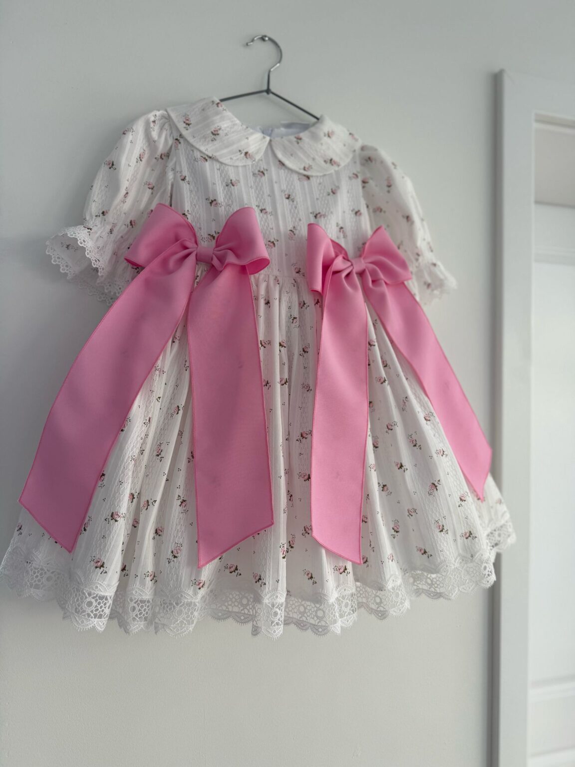 Rochie Miranda din bumbac brodat, Little Rose