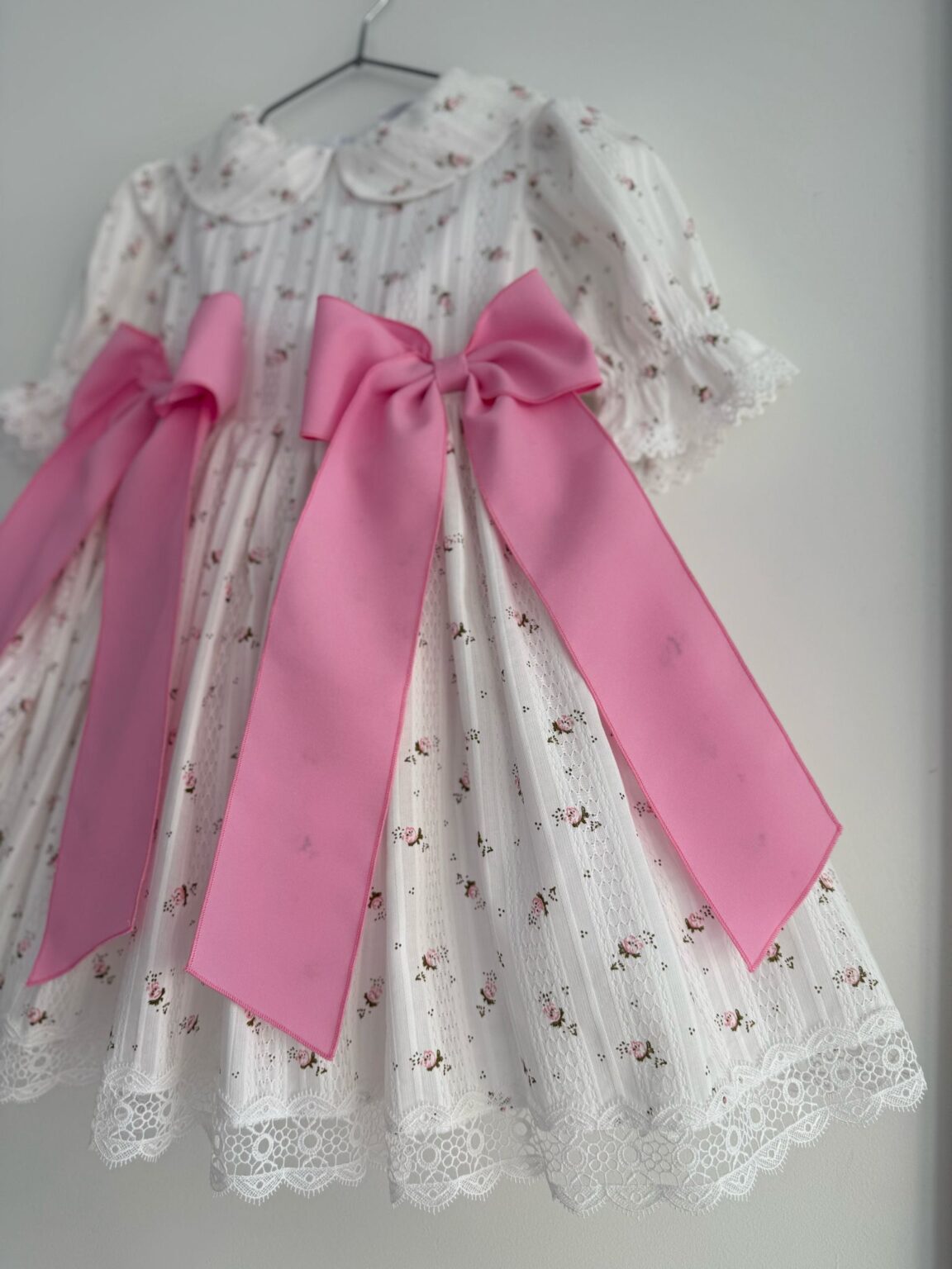 Rochie Miranda din bumbac brodat, Little Rose