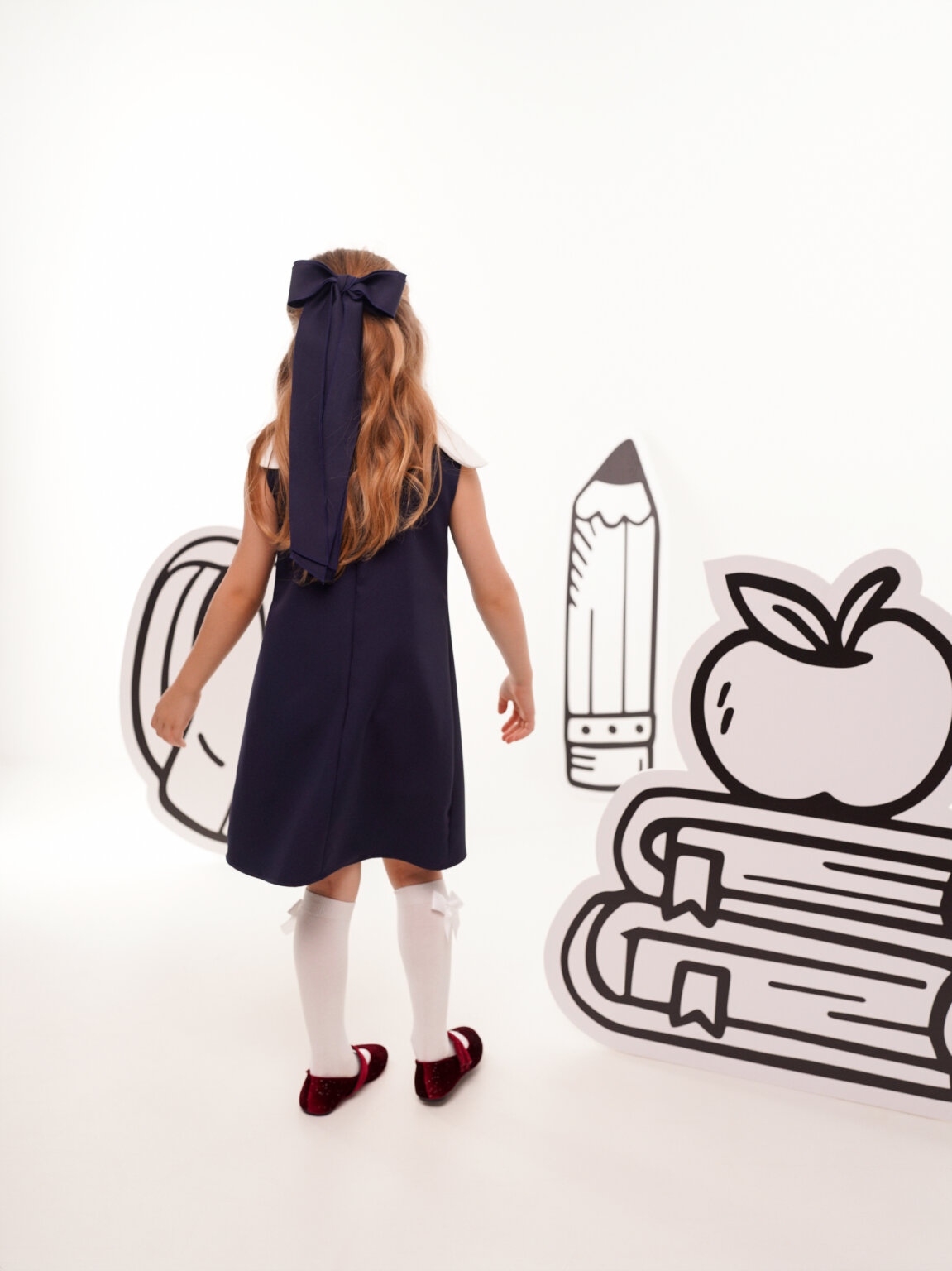 Funda clama, bleumarin, Little Rose