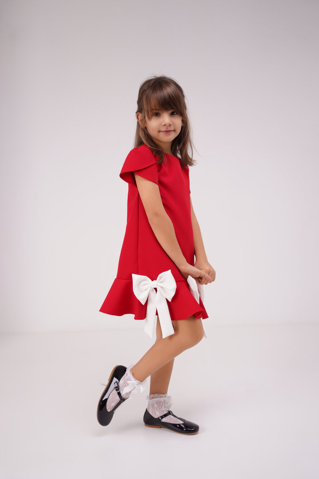 Rochie Flavia Red, Little Rose