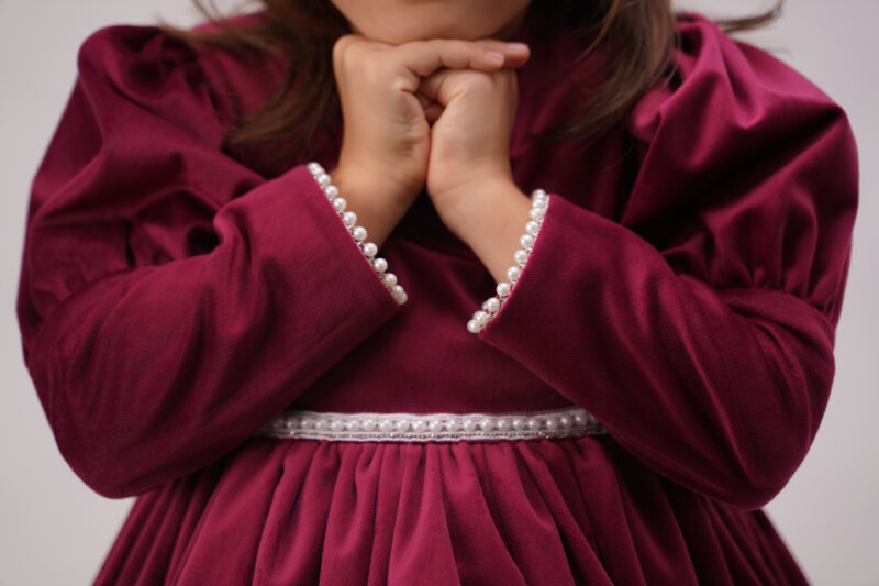 Rochie Perla Visinie ,Little Rose - imagine 2