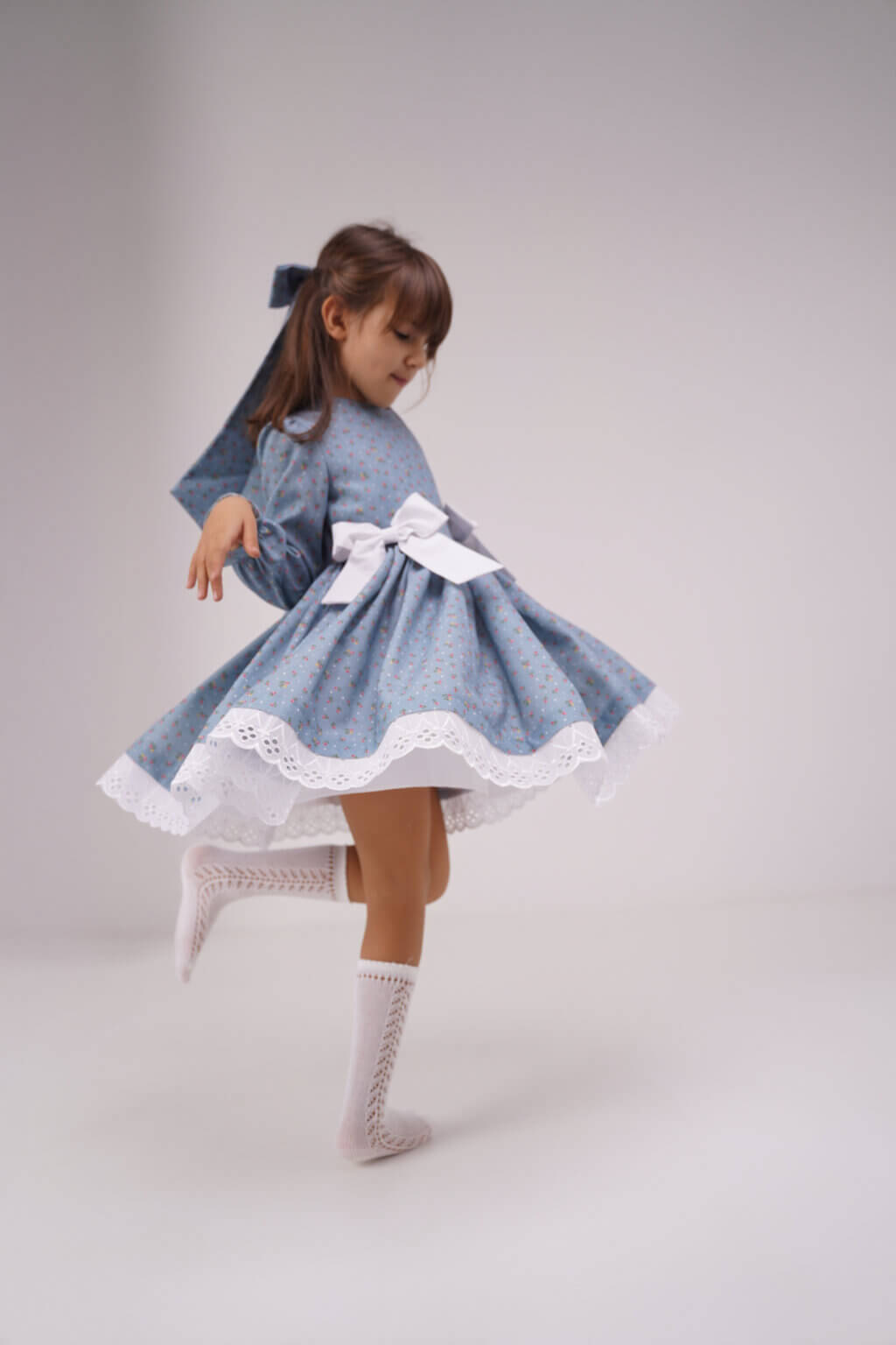 Rochie Dalia Blue, Little Rose