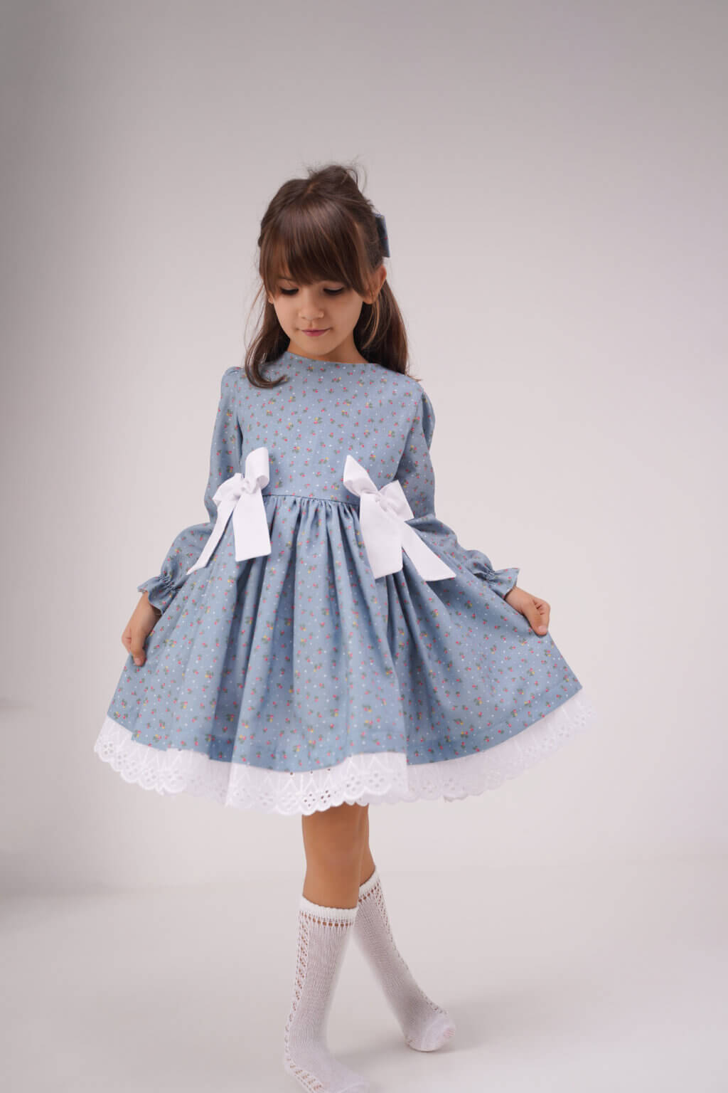Rochie Dalia Blue, Little Rose