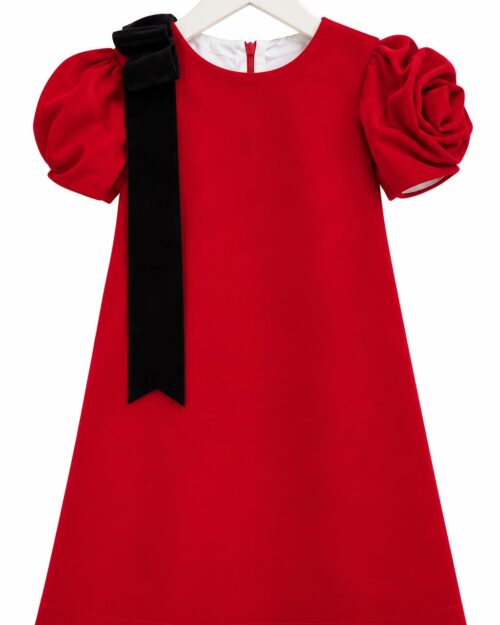 Rochie Lilith Velvet Red, Little Rose