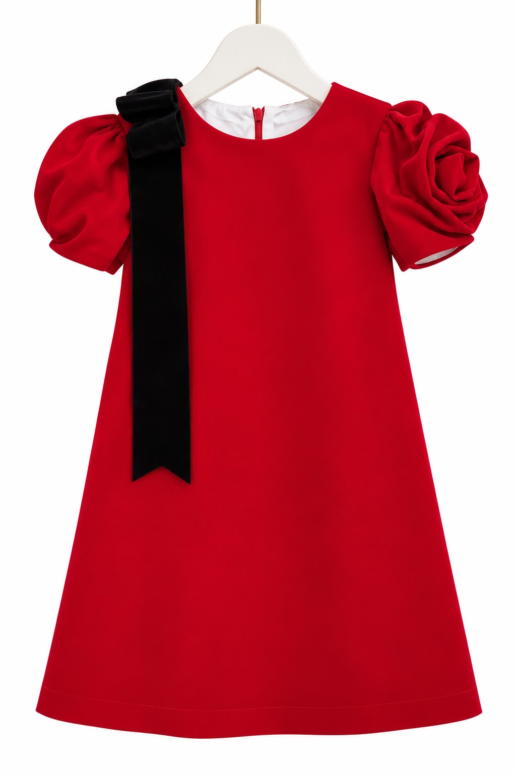 Rochie Lilith Velvet Red, Little Rose