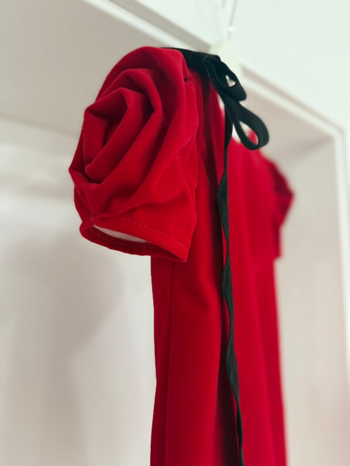 Rochie Lilith Velvet Red, Little Rose