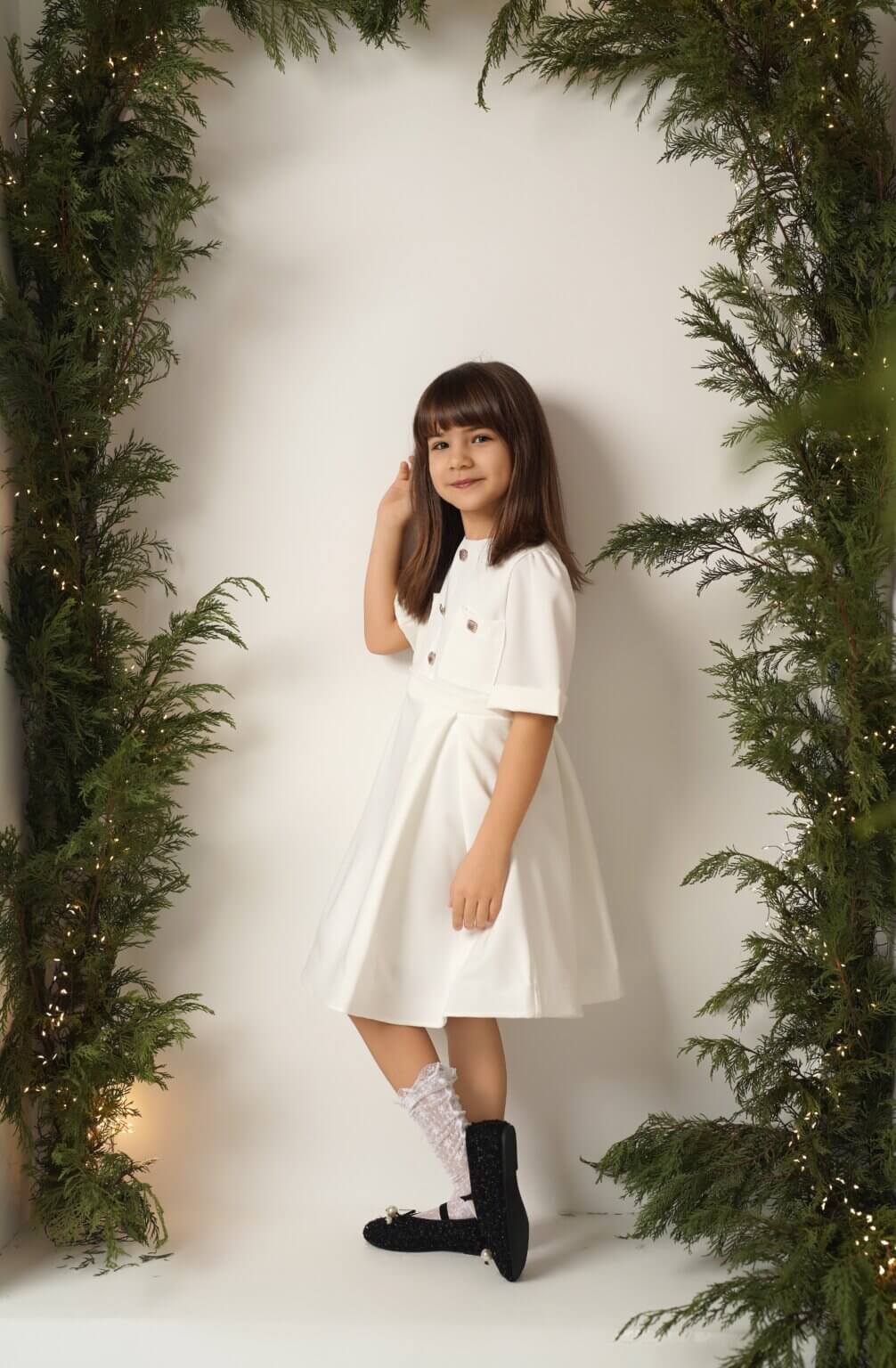 Rochie Meera White, Little Rose